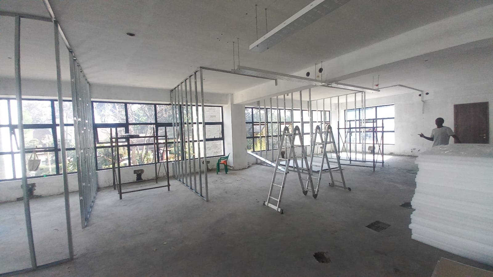 Office Partition Installation